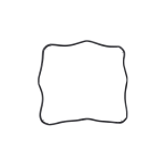 Ущільнювач двері для духовки Hansa 8020193, 330*360 мм