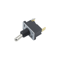 Тумблер 40335 19х31 мм 2 контакта (2-позиційний) з пиловиком 2