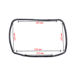 Уплотнитель двери для духовки Gorenje 533584, 250*255*365 мм