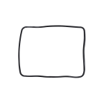 Ущільнювач двері для духовки Samsung DG97-00019E, 320*410 мм