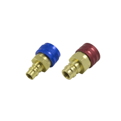 Комплект быстросъемных муфт для заправки автокондиционеров (с R1234YF на R-134a)