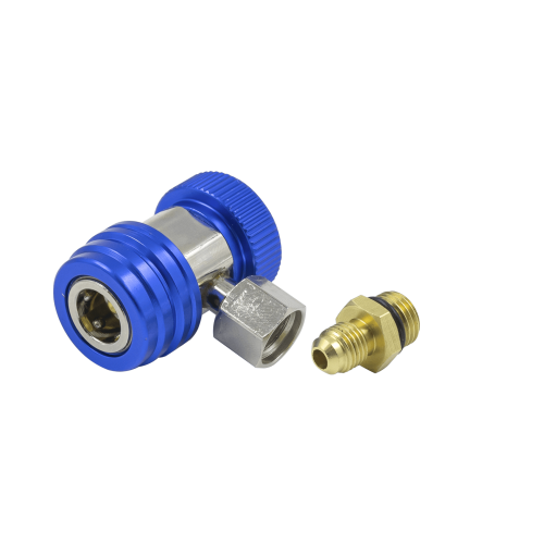 Муфта швидкознімна QC-ML для заправки автокондиціонерів (R-134a, 1/4", синя) Муфта швидкознімна QC-ML для заправки автокондиціонерів (R-134a, 1/4", синя)