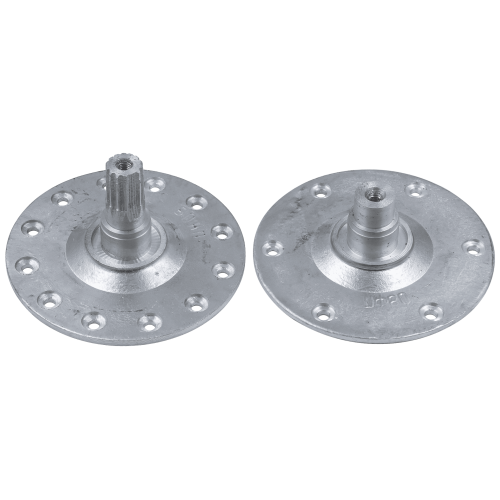 Фланець (опора барабана) для пральної машини Electrolux, Zanussi 0104, шліц, алюміній (комплект)