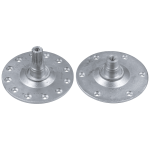 Фланець (опора барабана) для пральної машини Electrolux, Zanussi 0104, шліц, алюміній (комплект)