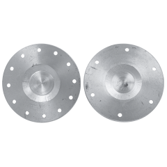 Фланец (опора барабана) для стиральной машины Electrolux, Zanussi 0104, шлиц, алюминий, (комплект) 2