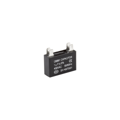 Конденсатор CBB61  1 мкФ, 450 В, Whicepart (прямоугольный, клеммы)