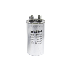 Конденсатор CBB65  30 мкФ, 440 В, Whicepart (металлический корпус, клеммы)
