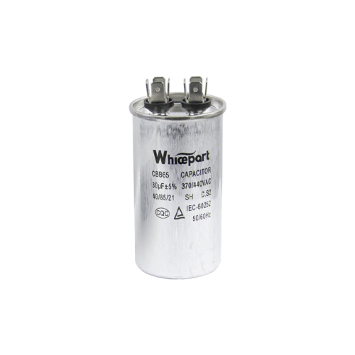 Конденсатор CBB65 30 мкФ, 440 В, Whicepart (металевий корпус, клеми)