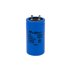 Конденсатор CD60 200 мкФ, 330 В, Whicepart (пусковий, клеми)