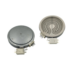 Електроконфорка (склокераміка) Eika 1650734812, Ariston C00139052, 1200 Вт, d=165/140 мм