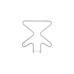 Тэн для духовки, 350*350 мм, 1300 Вт, Kaizer, Hansa 8001783, 00203332, Backer