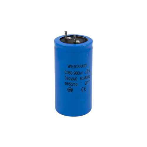 Конденсатор CD60 900 мкФ, 330 В, Whicepart (пусковий, клеми) Конденсатор CD60 900 мкФ, 330 В, Whicepart (пусковий, клеми)