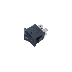 Кнопка сетевая одинарная 40333 13х19 мм 4 контакта 6А (2-позиционная)