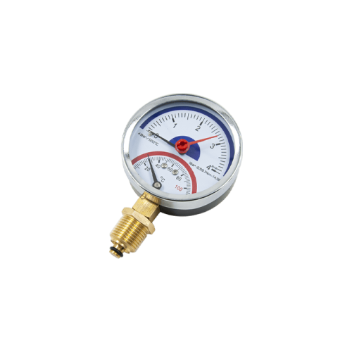 Термоманометр для котла радиальный SD+ Thermo Alliance SD1724B, 0-4 бар, 0-120°C, 1/2", Ø80 мм Термоманометр для котла радиальный SD+ Thermo Alliance SD1724B, 0-4 бар, 0-120°C, 1/2", Ø80 мм