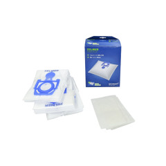 Набор мешков для пылесоса Zelmer ZMB02X12K, одноразовый, 101*94 мм + 3 микрофильтра (синий)