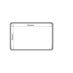Ущільнювач двері для духовки Samsung DG97-00019E, 320*410 мм
