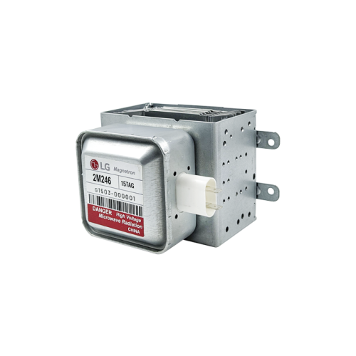 Магнетрон для микроволновой печи LG 2M246-15TAG подключение 90° (80*95 мм) Магнетрон для микроволновой печи LG 2M246-15TAG подключение 90° (80*95 мм)