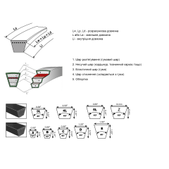 Ремінь 3L 481 Optibelt, Candy 92983600 2