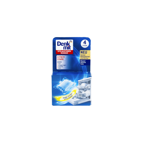 Средство для чистки (капсулы) посудомоечной машины, DenkMit 4 шт. Средство для чистки (капсулы) посудомоечной машины, DenkMit 4 шт.