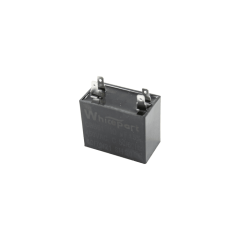 Конденсатор CBB61 10 мкФ, 450 В, Whicepart (прямоугольный, клеммы)