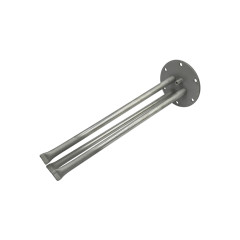 Фланец для бойлера под сухой тэн Tesy, D126 мм, L400 мм (цельная нержавейка)