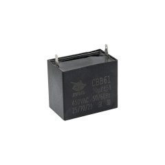 Конденсатор CBB61 30 мкФ, 450 В, Jyul (прямокутний, клеми)