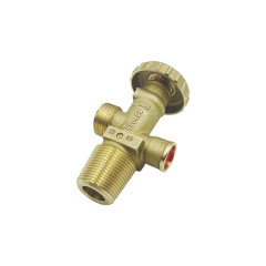 Кран (вентиль) для бытового газового баллона Cavagna 8067906018 (с предохранительным клапаном)
