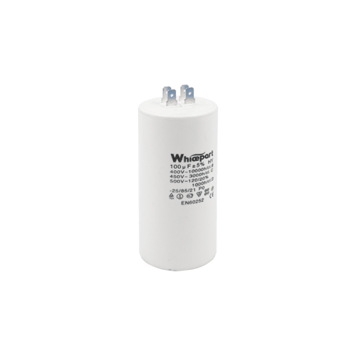 Конденсатор CBB60-A 100 мкФ, 450 В, Whicepart (клеми) Конденсатор CBB60-A 100 мкФ, 450 В, Whicepart (клеми)