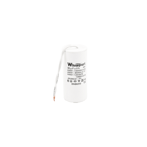 Конденсатор CBB60-K 30 мкФ, 450 В, Whicepart (провід) Конденсатор CBB60-K 30 мкФ, 450 В, Whicepart (провід)