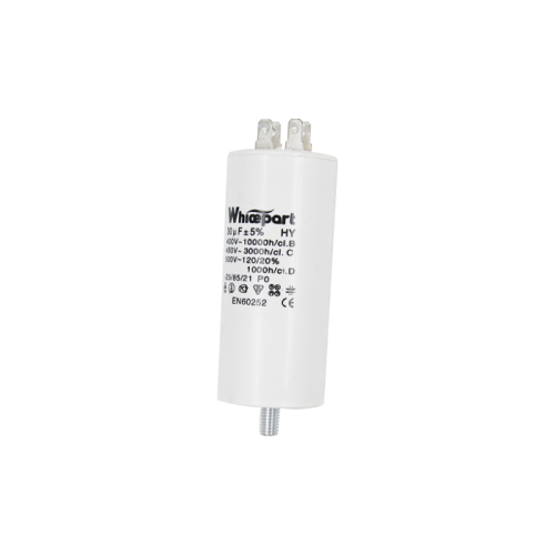 Конденсатор CBB60-E  30 мкФ, 450 В, Whicepart (клеммы + болт) Конденсатор CBB60-E  30 мкФ, 450 В, Whicepart (клеммы + болт)