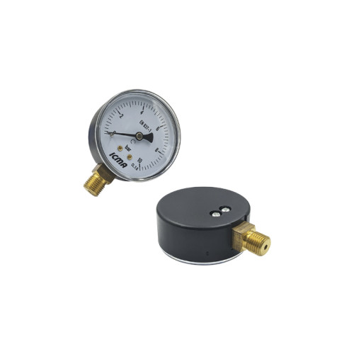 Манометр радиальный Icma 91244AB10, 0-10 бар, 1/4", Ø63 мм Манометр радиальный Icma 91244AB10, 0-10 бар, 1/4", Ø63 мм