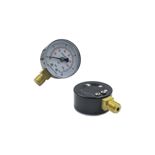 Манометр радіальний SD Plus SD17010B, 0-10 бар, 1/4", Ø50 мм Манометр радіальний SD Plus SD17010B, 0-10 бар, 1/4", Ø50 мм