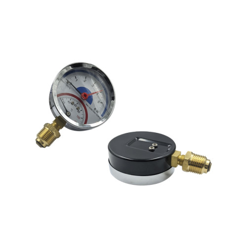 Термоманометр для котла радиальный SD Plus SD1726B, 0-6 бар, 0-120°C, 1/2", Ø80 мм Термоманометр для котла радиальный SD Plus SD1726B, 0-6 бар, 0-120°C, 1/2", Ø80 мм