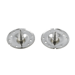 Фланець (опора барабана) для пральної машини Candy 46007431, 43010535, лиски, нержавійка (комплект)