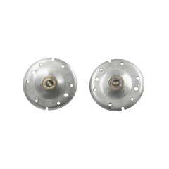 Фланець (опора барабана) для пральної машини Candy 46007431, 43010535, лиски, нержавійка (комплект) 2