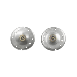 Фланец (опора барабана) для стиральной машины Candy 46007431, 43010535, лыски, нержавейка (комплект)