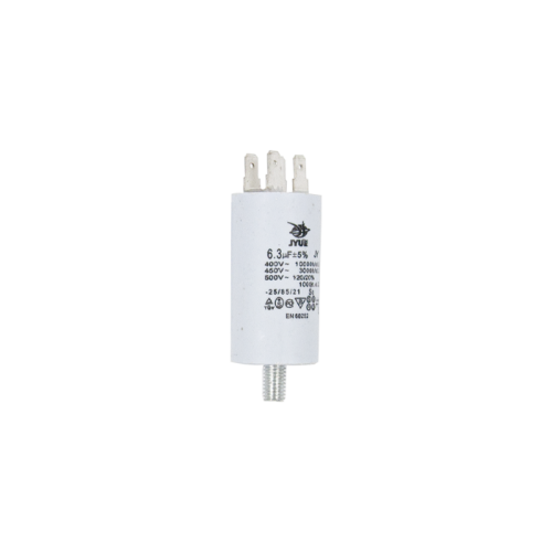Конденсатор CBB60-E   6.3 мкФ, 450 В, Jyul (клеммы + болт) Конденсатор CBB60-E   6.3 мкФ, 450 В, Jyul (клеммы + болт)