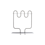 Тэн для духовки, 310*370 мм, 1000 Вт, Ariston C00016435