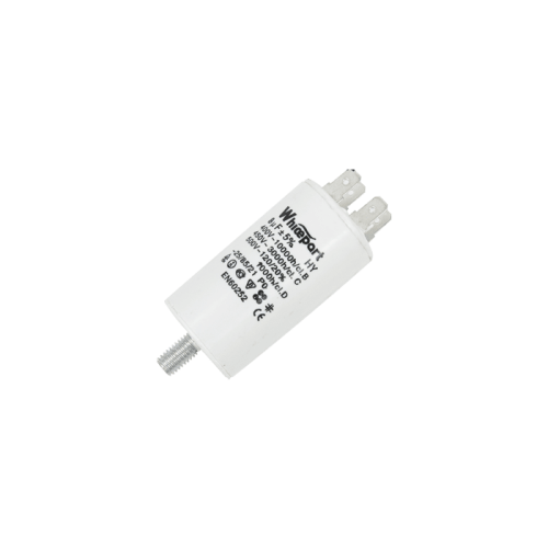 Конденсатор CBB60-E   8 мкФ, 450 В, Whicepart (клеммы + болт) Конденсатор CBB60-E   8 мкФ, 450 В, Whicepart (клеммы + болт)