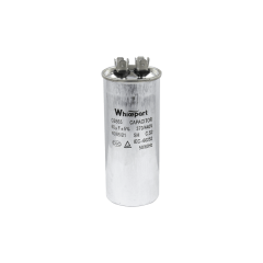 Конденсатор CBB65  60 мкФ, 440 В, Whicepart (металлический корпус, клеммы)