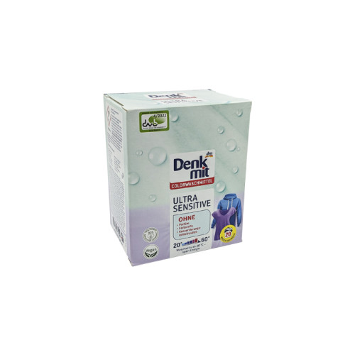 Порошок для пральної машини DenkMit Ultra Sensitive (для кольорових речей), 1350 г Порошок для пральної машини DenkMit Ultra Sensitive (для кольорових речей), 1350 г