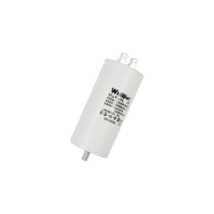 Конденсатор CBB60-E 45 мкФ, 450 В, Whicepart (клеми + болт)