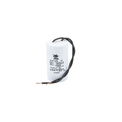 Конденсатор CBB60-K 9 мкФ, 450 В, Jyul (провід) Конденсатор CBB60-K 9 мкФ, 450 В, Jyul (провід)