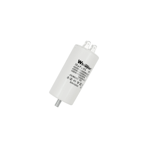 Конденсатор CBB60-E 35 мкФ, 450 В, Whicepart (клеми + болт) Конденсатор CBB60-E 35 мкФ, 450 В, Whicepart (клеми + болт)