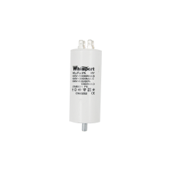 Конденсатор CBB60-E 40 мкФ, 450 В, Whicepart (клеми + болт)