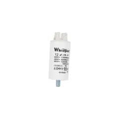 Конденсатор CBB60-E 12 мкФ, 450 В, Whicepart (клеми + болт)