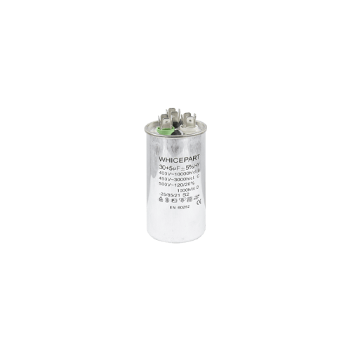 Конденсатор CBB65 30+5 мкФ, 450 В, Whicepart (металевий корпус, клеми) Конденсатор CBB65 30+5 мкФ, 450 В, Whicepart (металевий корпус, клеми)