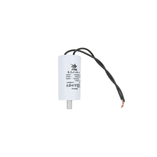 Конденсатор CBB60-G   6.3 мкФ, 450 В, Jyul (провод + болт) Конденсатор CBB60-G   6.3 мкФ, 450 В, Jyul (провод + болт)