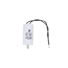 Конденсатор CBB60-G   8 мкФ, 450 В, Jyul (провод + болт)