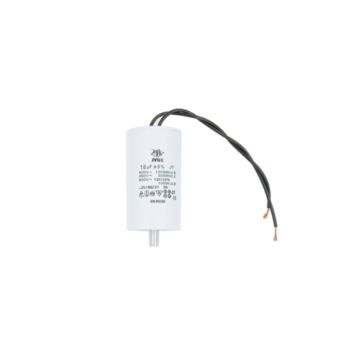 Конденсатор CBB60-G  18 мкФ, 450 В, Jyul (провод + болт) Конденсатор CBB60-G  18 мкФ, 450 В, Jyul (провод + болт)